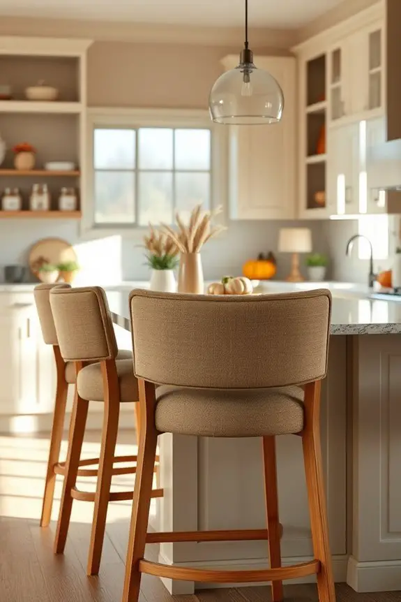 comfy and stylish bar stools