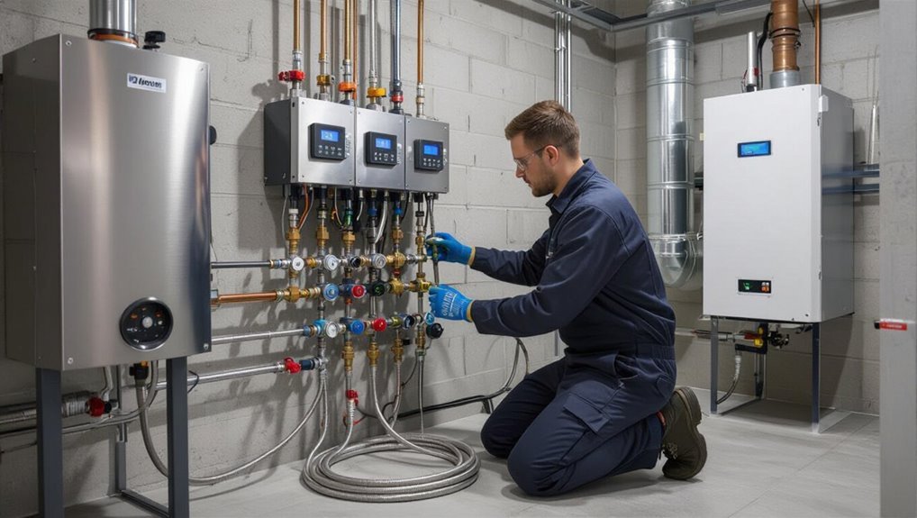 commissioning radiant heating system