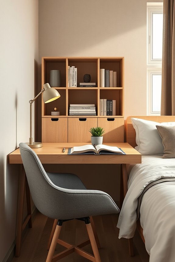 compact and functional workspace