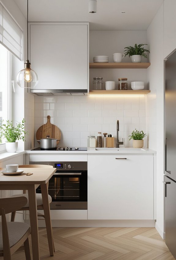 compact asian kitchen efficiency