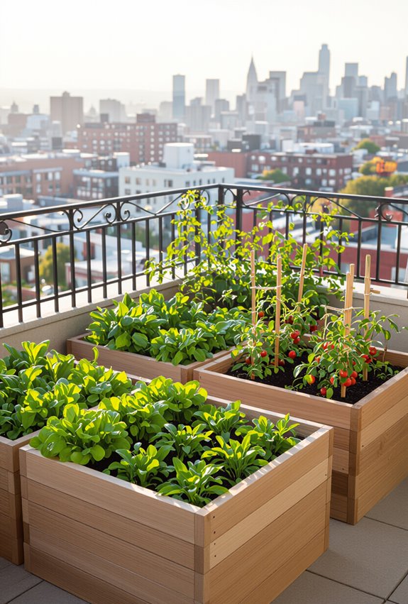 compact balcony vegetable gardening