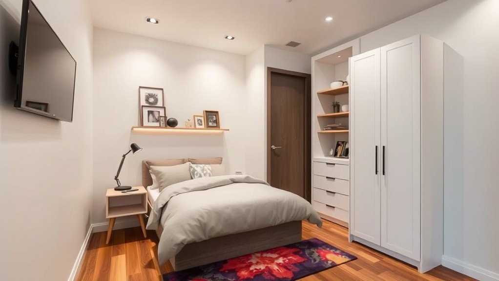 compact bedroom tv solutions