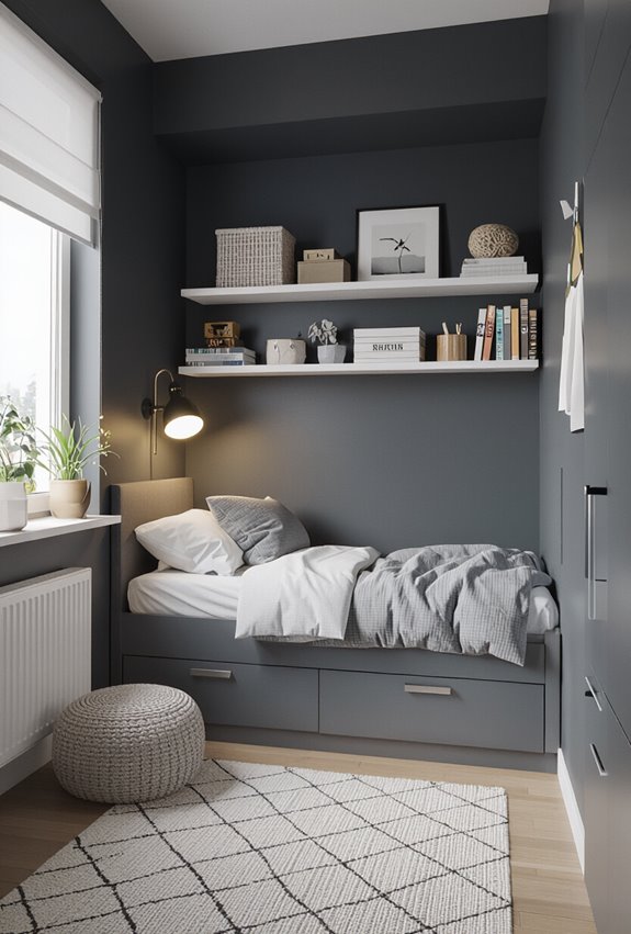 compact bedside storage solutions