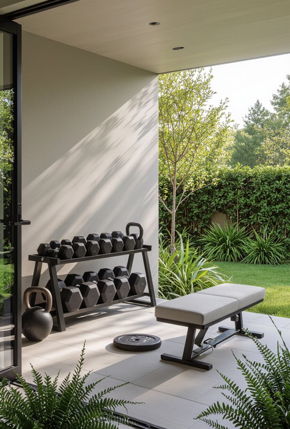 compact corner strength station