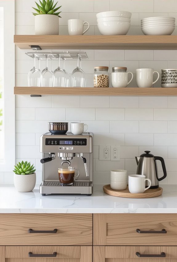 compact cozy beverage service station