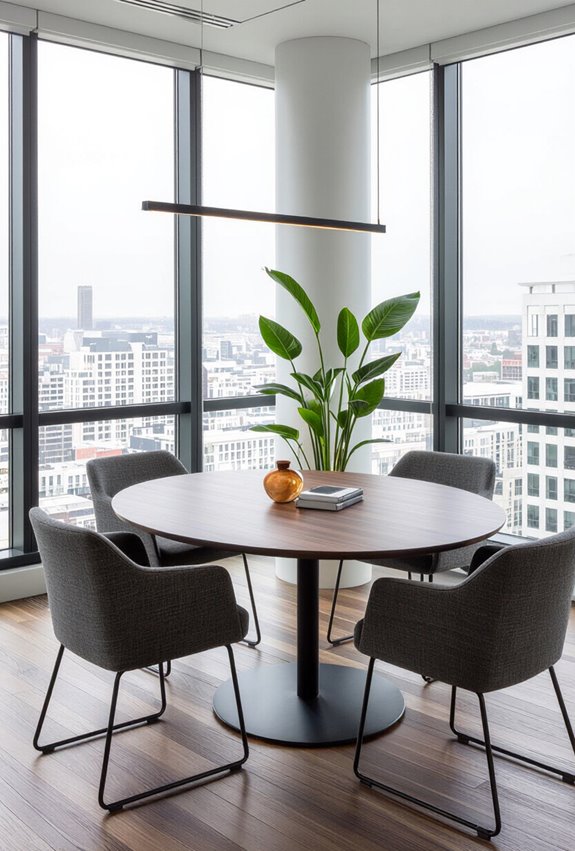 compact discreet meeting table