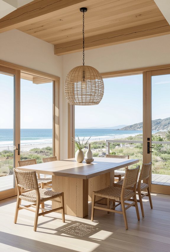 compact extendable coastal dining