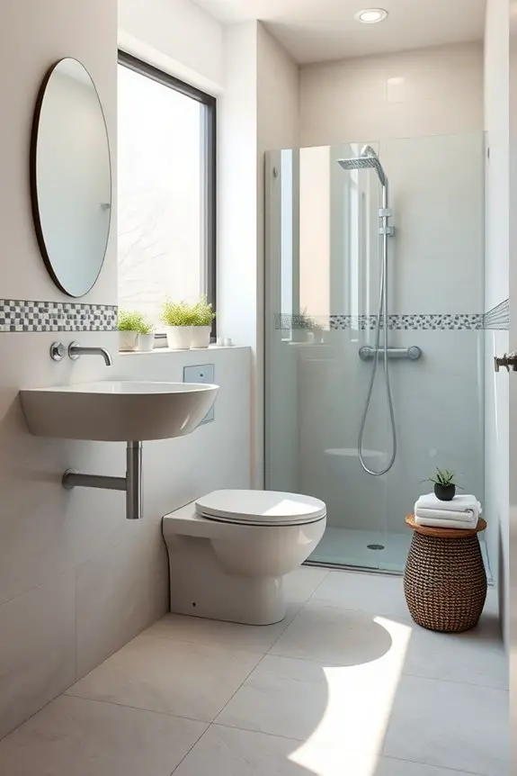 compact fixtures for space saving