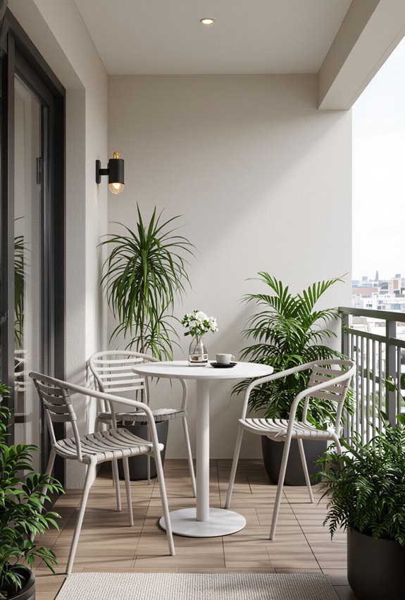 compact folding bistro nook
