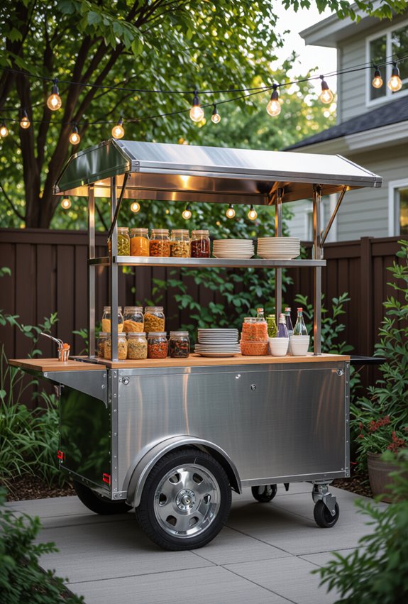 compact profitable mobile foodcart
