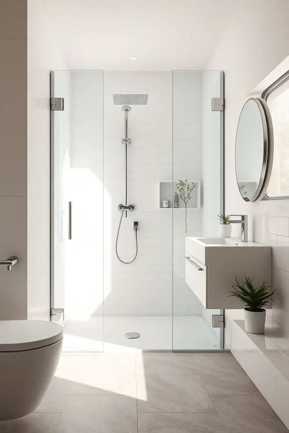 compact shower space solutions