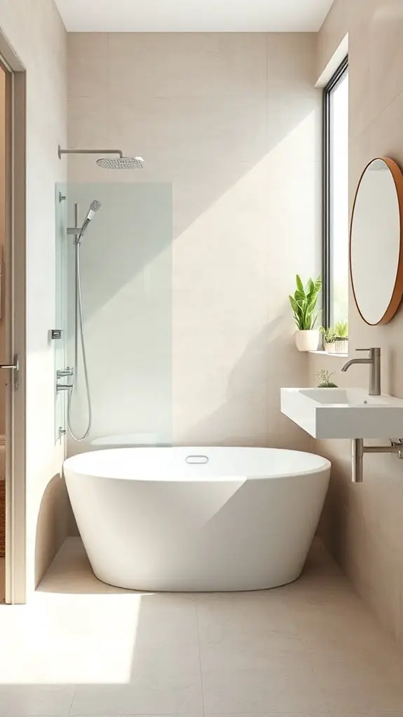 compact stylish functional bathtubs