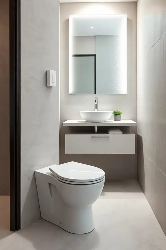 compact toilets for efficiency