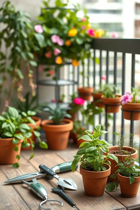compact tools for balconies