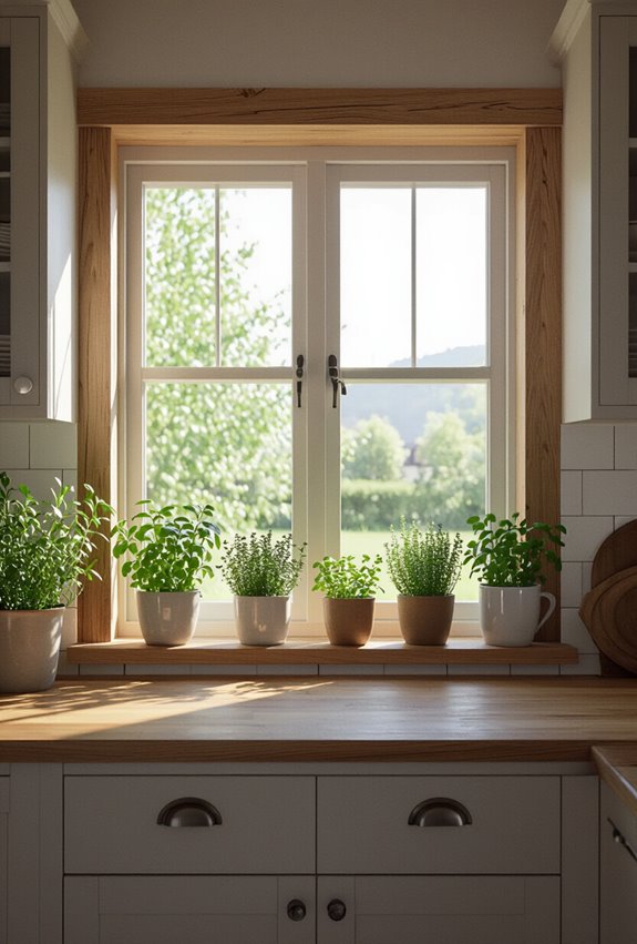 compact year round indoor herbs