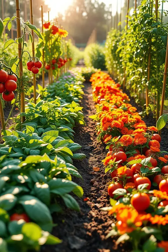 companion planting enhances biodiversity