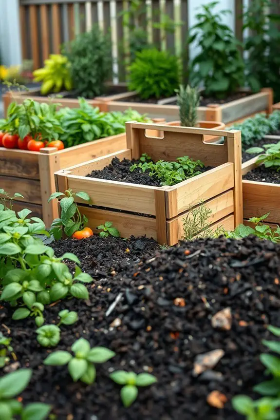 composting enhances front yard