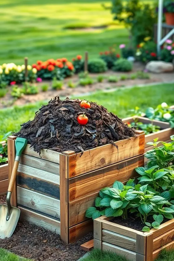 composting enhances garden growth