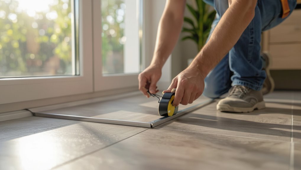 conceal gaps with trim