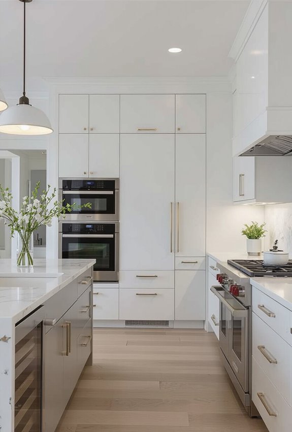 concealed appliance garage storage