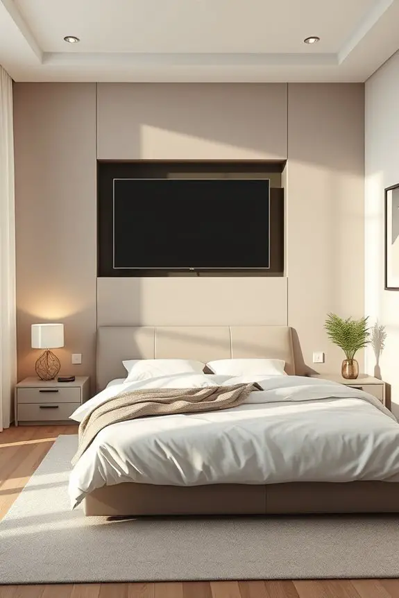 concealed automated tv system
