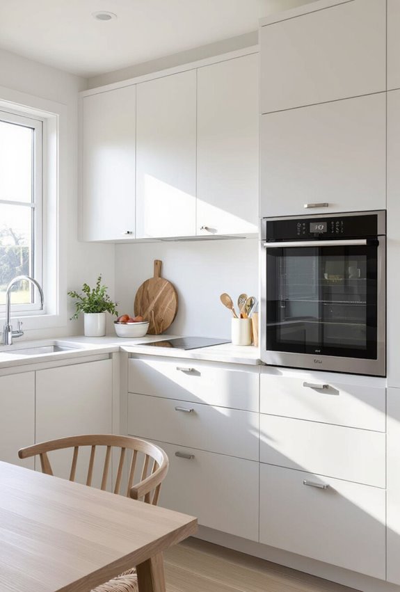 concealed countertop appliance storage