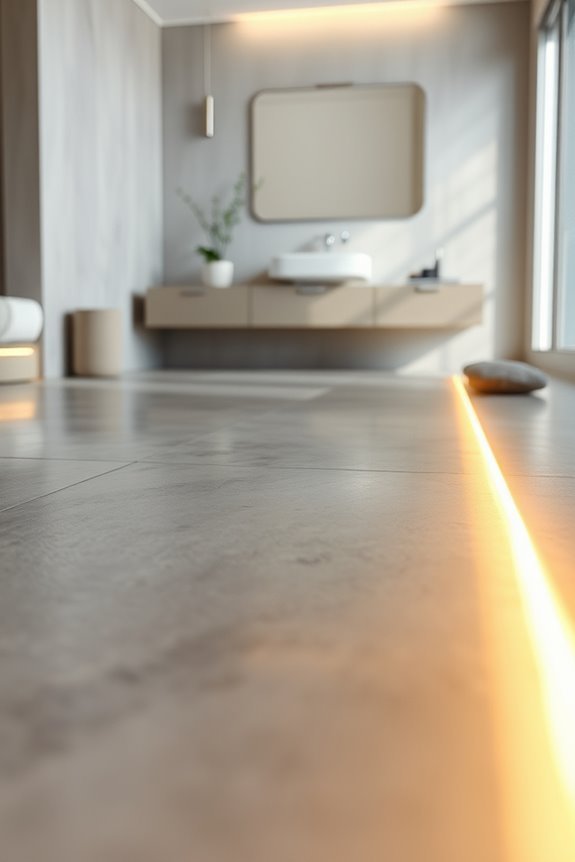 concrete ambient lighting design