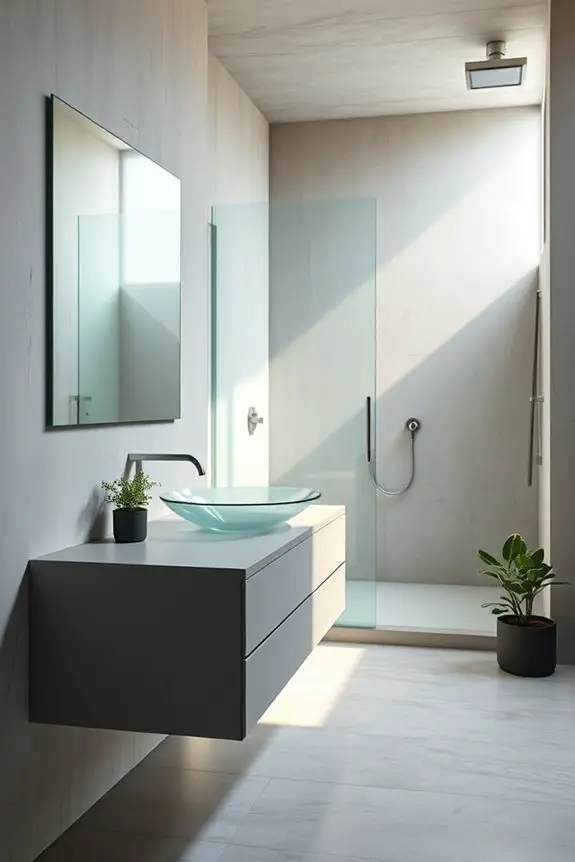 concrete and glass elegance