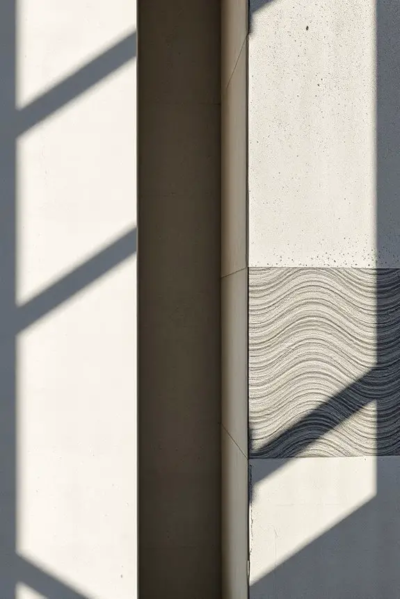 concrete and plaster aesthetics