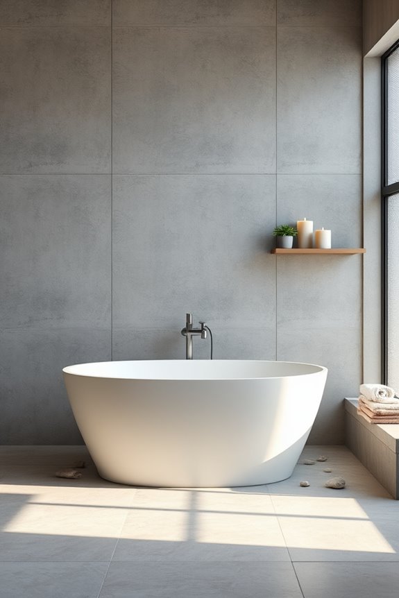 concrete and stone elegance