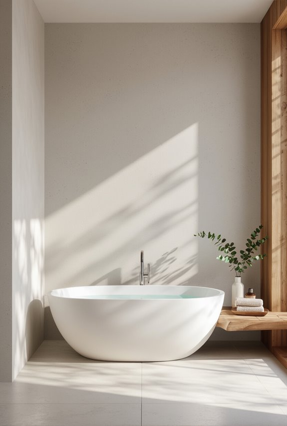 concrete calm with warmth