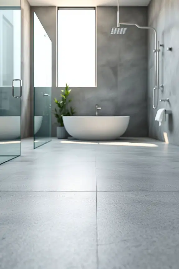 concrete durability in wet areas