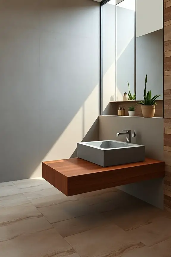 concrete meets natural elegance