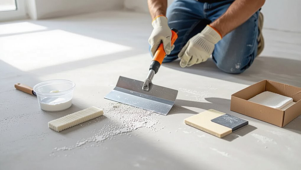 concrete preparation for flooring