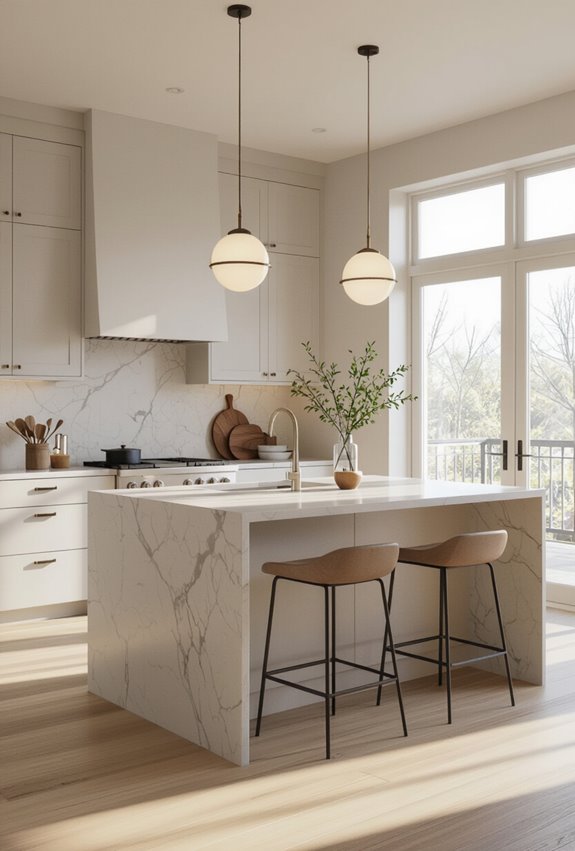 consistent cabinetry styles unify spaces