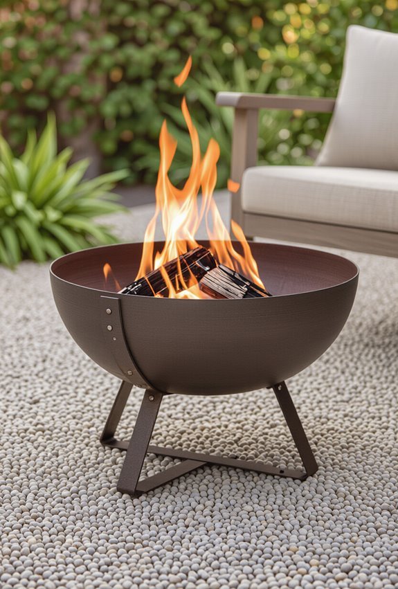construct a safe fire bowl