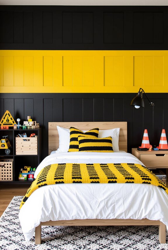 construction themed playful space