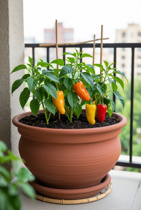container gardening for peppers