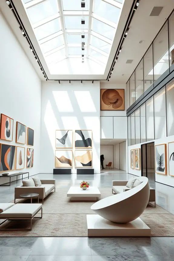 contemporary art gallery design
