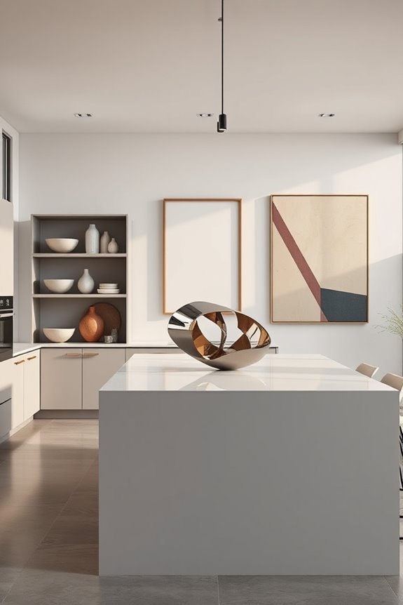 contemporary art kitchen transformation