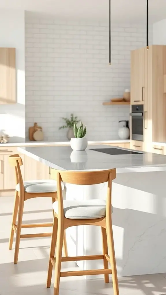 contemporary ergonomic bar stools