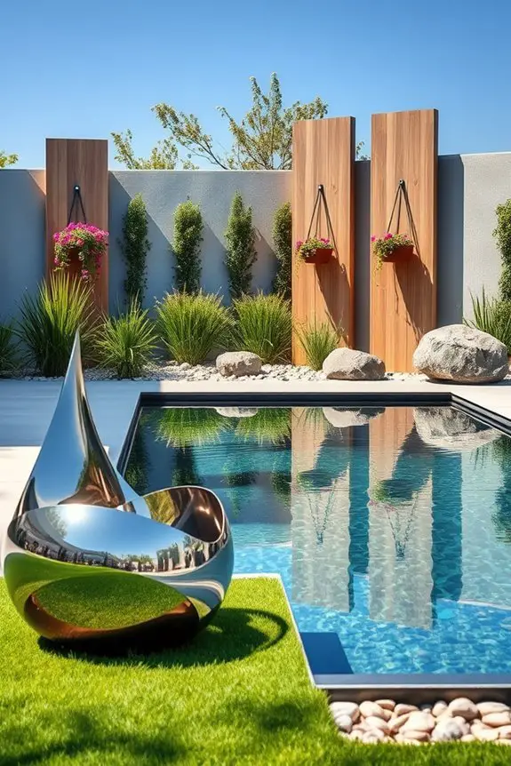 contemporary outdoor artistic enhancements