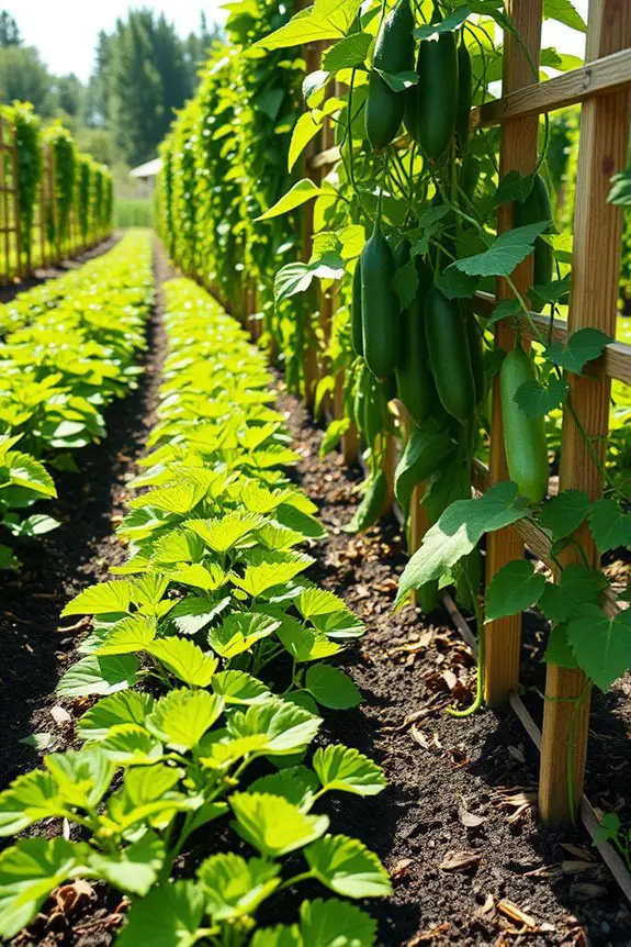 continuous cucumber harvest strategy