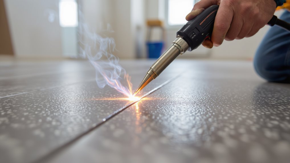 controlled heat welding process