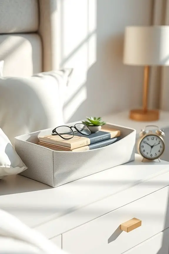 convenient bedside organization solution