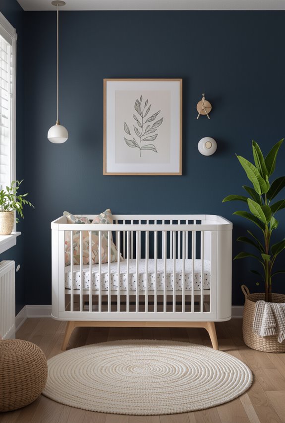 convertible crib centered flexible nursery