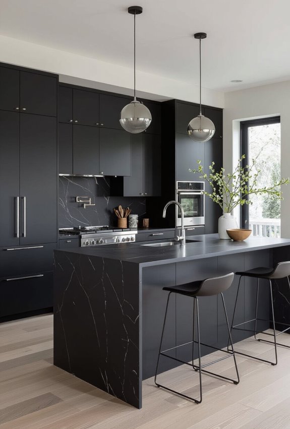 cool chrome and stainless accents