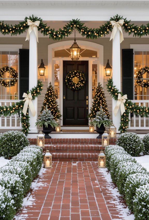 coordinated festive color scheme