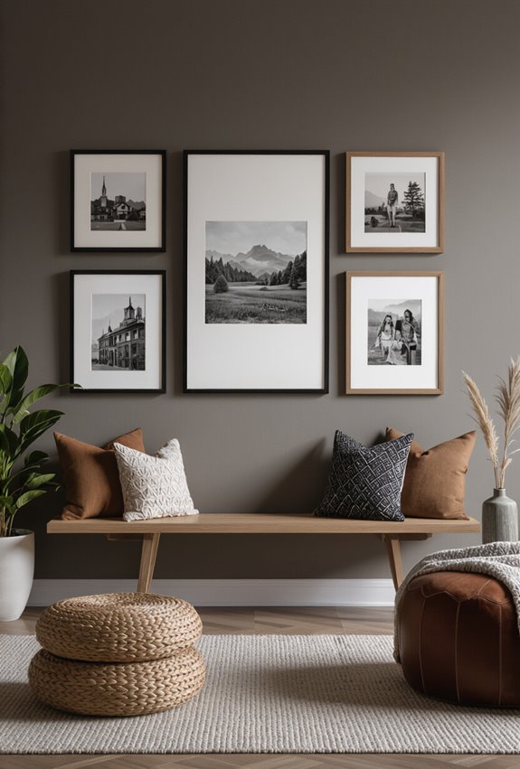coordinated framed family storytelling