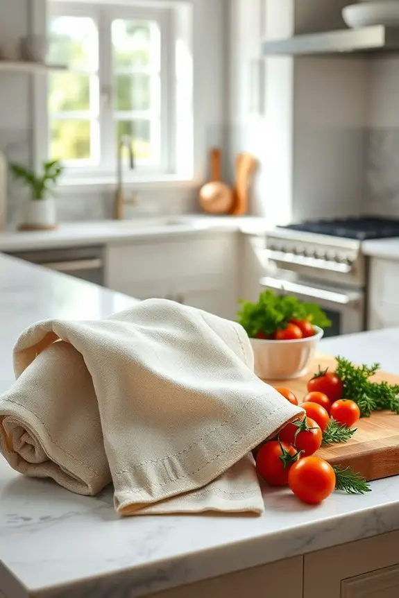 coordinated kitchen linens elegance